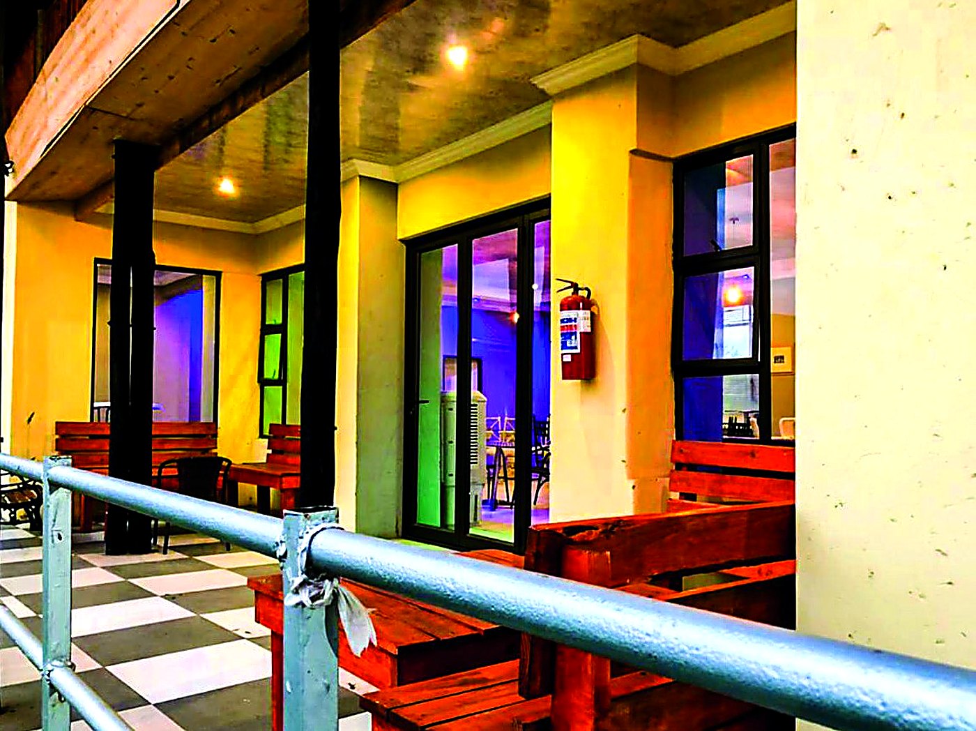 The restaurant entrance